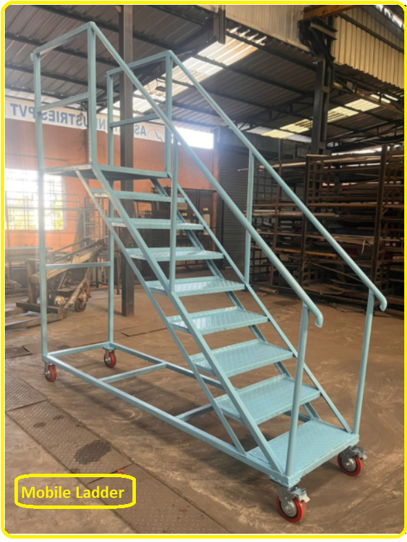 Industrial Mobile Safety Ladder