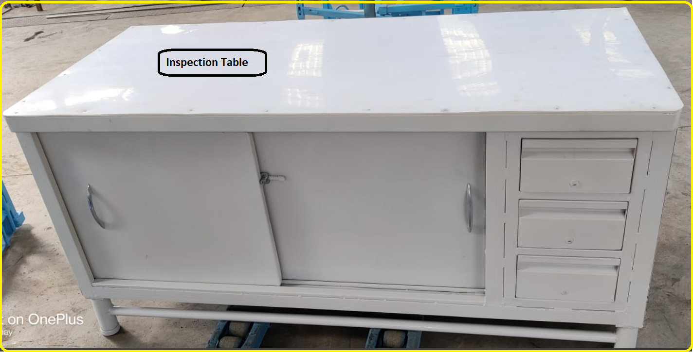 Inspection Table and Trolley